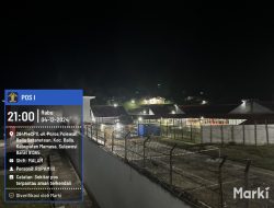 Petugas Pos Atas Lapas Mamasa Tingkatkan Pengamanan dengan Pemantauan Perimeter Batas