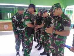Cegah Judi Online, Kodim 1424/Sinjai Laksanakan Pemeriksaan Handpone Milik Anggota
