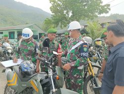 Optimalkan Kinerja Operasional, Kodim 0107/Aceh Selatan Lakukan Pengecekan Kendaraan Dinas
