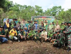 Sambut Hari Juang TNI AD Personel Kodim 1405/Parepare menggelar kegiatan Penanaman Pohon