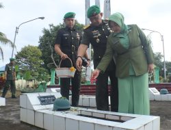 Korem 092/Maharajalila Kenang Jasa Pahlawan dalam Ziarah Rombongan Hari Juang TNI AD