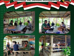 Selalu Menjaga Hubungan Baik,Babinsa Koramil 08/Sungai Geringging laksanakan Komsos Bersama Warga Binaan