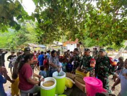 Sambut Hari Juang TNI AD Kodim 1805/Raja Ampat Bersih