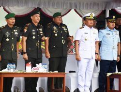 Dandim 1707/Merauke dan Anggota Mengikuti Upacara Hari Juang TNI AD Ke-79 Tahun 2024