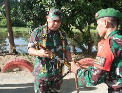 Pangdam XIV/Hsn Kunjungi Satgas Pamtas RI-MLY Yonzipur 8/SMG, Berikan Motivasi Tinggi