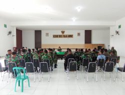 Berikan Jam Komandan, Dandim 1805/Raja Ampat Sampaikan Hal Ini Kepada Anggota