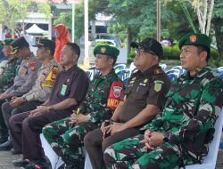 Upacara peringatan Hari Juang ke-76 Infanteri Tahun 2024 dalam rangka peleton beranting Yudhawastu Pramuka Jaya