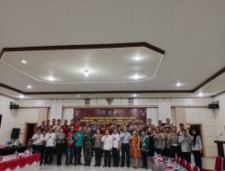 Rapat Vicon Lintas Sektoral Kesiapan Pengamanan Natal 2024 dan Tahun Baru 2025 di Polres Bengkayang