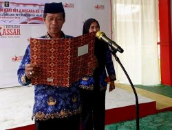 Rupbasan Kelas I Makassar Tetap Semangat Peringati Hari Bela Negara ke-76 Meski Dibalut Suasana Hujan