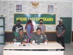 Aksi Heroik Anggota Intel Kodim 1419/Enrekang, Ringkus Pemakai dan Pengedar Narkoba Beserta Barang Bukti