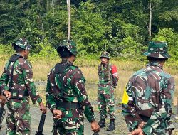 Prajurit Kodim 1805/Raja Ampat Latihan Menembak Senjata Ringan TW IV
