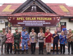 Apel Gelar Pasukan Operasi Kepolisian Terpusat “Lilin Kapuas 2024” di Polres Bengkayang