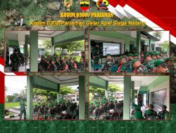 Siap Amankan Nataru, Kodim 0308/Pariaman Gelar Apel Siaga Pasukan