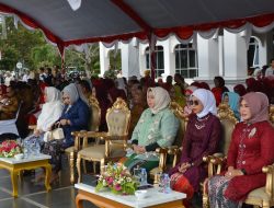 Kasdim 0904/Paser Hadir Puncak Peringatan Hari Ibu Halaman Kantor Bupati Paser