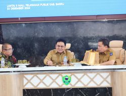 Bupati Ir H Suardi Saleh MSI Launching ADD Berbasis Kinerja di MPP Kantor Bupati Barru