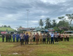 Apel Pengamanan Natal 2024 di Polsek Sanggau Ledo