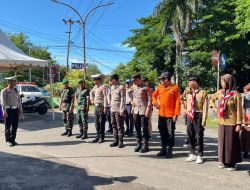 Pos PAM Natal dan Tahun Baru oleh Personel Kodim 1419/Enrekang dalam Pengamanan Operasi Lilin Nataru 2024