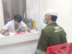 Peduli Kesehatan Warga Binaan, Rutan Palu Lakukan Pemeriksaan Kesehatan Bersama Puskesmas Birobuli
