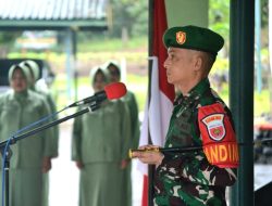 Dandim 1405/Parepare Pimpin Acara Korps Raport Pelepasan Personil Pindah Satuan