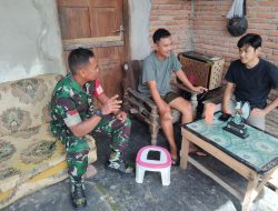 Babinsa Koramil 1407-21/Palakka Laksanakan Komunikasi Sosial Bersama Tokoh Masyarakat
