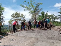 Babinsa Koramil 20/Bontocani Dukung Percepat Pembangunan Jalan Desa Binaan