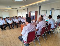 Briefing Perdana, Karutan Palu Tekankan Kolaborasi dan Jaga Integritas Pegawai
