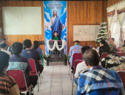 Bentuk Karakter Baik, Warga Binaan Kristiani Rutan Palu Rutin Ikuti Pembinaan Rohani