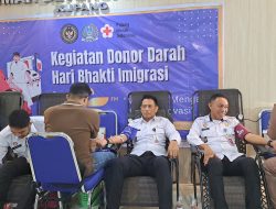 Semarakkan Hari Bhakti Imigrasi ke-75, Jajaran Kanwil Ditjenpas NTT Berpartisipasi dalam Donor Darah Bersama