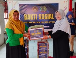 Rutan Selayar Salurkan Bantuan Sosial kepada Keluarga Warga Binaan
