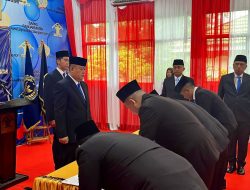Rotasi Pejabat Pemasyarakatan, Karutan Pelaihari Hadiri Pelantikan di Banjarmasin