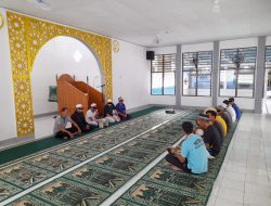 Warga Binaan Rutan Pelaihari Ikuti Latihan Rutin Maulid Habsy