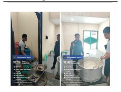 Petugas Dapur Lapas Mamasa Awasi Pengolahan Makanan Sesuai Standar