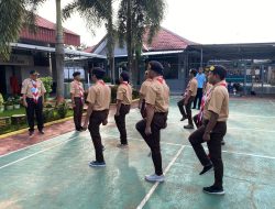 Pramuka di Rutan Pelaihari: Latihan Baris Berbaris dan Siaga