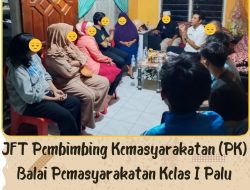 Balai Pemasyarakatan Kelas I Palu Lakukan Penggalian Data dan Sosialisasi UU SPPA