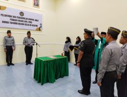 Pegawai Rutan Selayar Resmi Dilantik Jadi PNS, Kepala Rutan Tekankan Jaga Integritas