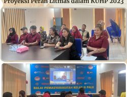 Kepala Bapas Kelas I Palu Pimpin Webinar Proyeksi Peran Litmas dalam KUHP 2023