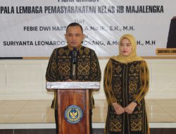 Pisah Sambut Kepala Lapas Kelas IIB Majalengka, Febie Dwi Hartanto Serahkan Kepemimpinan kepada Suriyanta Leonardo Situmorang
