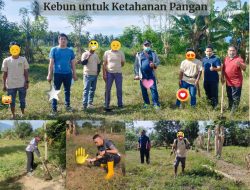 Bapas Kelas I Palu Libatkan Klien Pemasyarakatan dalam Pembersihan Lahan Kebun untuk Ketahanan Pangan