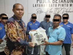 Rutan Pelaihari Berikan Bansos kepada Warga Binaan, Tebarkan Keberkahan Ramadan