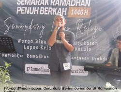 Warga Binaan Lapas Gorontalo Berlomba-lomba di Ramadhan Syahdu