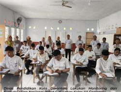 Dinas Pendidikan Kota Gorontalo Lakukan Monitoring dan Evaluasi Ujian Nasional Paket C di Lapas Kelas IIA Gorontalo