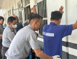 Komitmen Berantas Halinar, Lapas Banjarbaru Gencarkan Razia Kamar Warga Binaan