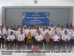 Penutupan Lomba Ramadhan Penuh Berkah di Lapas Kelas IIA Gorontalo