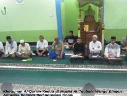 Khataman Al-Qur’an Kedua di Masjid At Taubah: Warga Binaan Antusias, Kalapas Beri Apresiasi Tinggi