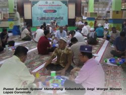 Puasa Sunnah Syawal Mendulang Keberkahan bagi Warga Binaan Lapas Gorontalo