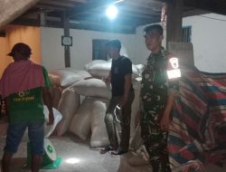 Babinsa Koramil 1407-07/Tanete Riattang, Laksanakan Pendampingan Penyerapan Gabah oleh Bulog
