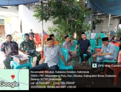 Babinsa Koramil 1407-13/Sibulue Melayat Ke Rumah Duka Warga Binaan Di Desa Maspul