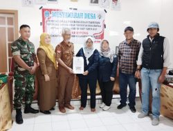 Babinsa Koramil Barebbo Hadiri Musyawarah Desa Rembuk Stunting Dan Rapat Penyusunan RKPDes Di Desa Parippung