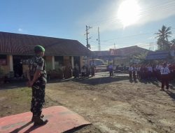 Lewat Upacara Bendera,  Prajurit Kodim 1407/Bone Dorong Siswa Jadi Generasi Penerus yang Berkarakter