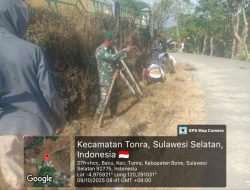 BABINSA KORAMIL 1407-16/TONRA GELAR KERJA BAKTI BERSAMA WARGA DI DUSUN CEMPAE